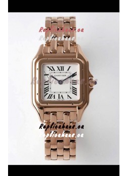 PANTHERE de Cartier Edition 27MM 1:1 Mirror Swiss Watch Rose Gold Casing