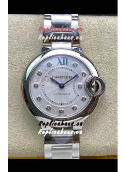 Ballon De Cartier Swiss Automatic 1:1 Mirror Quality 33MM in Steel Casing 