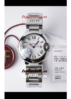 Ballon De Cartier Swiss Quartz 1:1 Mirror Quality 28MM in Steel Casing