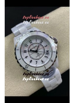 Chanel J12 38MM White Ceramic Case Watch Automatic 1:1 Mirror Replica Watch