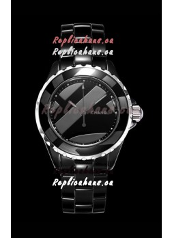 Chanel J12 Untitled Black Ceramic Casing Watch 1:1 Mirror Replica Watch - 38MM Automatic Movement