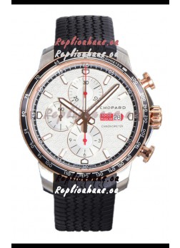 Chopard Mille Miglia GTA Chronograph Two Tone 1:1 Mirror Replica - White Dial 