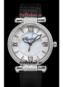 Chopard Imperiale White Dial Swiss Automatic Replica Watch in 904L Steel 