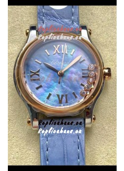 Chopard Happy Sport 1:1 Mirror Swiss Automatic Replica Watch 36MM in Rose Gold Casing
