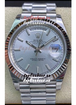 Rolex Day Date Presidential 904L Steel 40MM - Steel Dial 1:1 Mirror Quality Watch