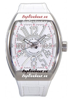 Franck Muller Vanguard Yachting V45 Stainless Steel Casing Rubber Clad Strap Swiss Replica Watch 