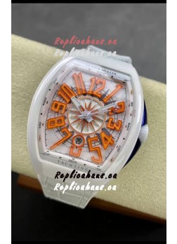 Franck Muller Vanguard Yachting White Ceramic 1:1 Mirror Swiss Replica Watch