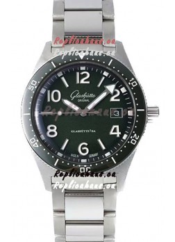 Glashütte SeaQ Divers Edition 1:1 Superclone Swiss Replica Watch Green Dial 