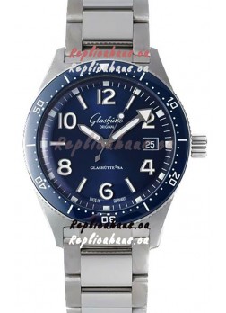Glashütte SeaQ Divers Edition 1:1 Superclone Swiss Replica Watch Blue Dial 