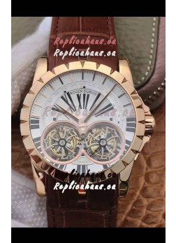 Replica Roger Dubuis Excalibur RDDBEX0249 1:1 Mirror Replica Watch in Rose Gold Casing
