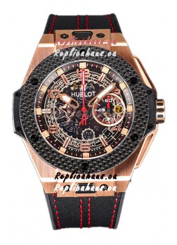Hublot Big Bang F1 "King Carbon Gold" Edition Chronograph Swiss Replica Watch 