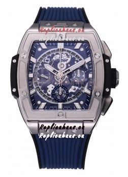 Hublot Spirit of Bang Titanium Casing Blue Dial - 42MM Swiss Replica