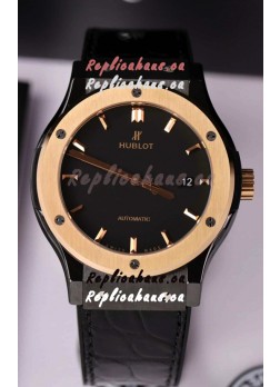 Hublot Classic Fusion Ceramic Casing Rose Gold Bezel Superclone Watch 42MM