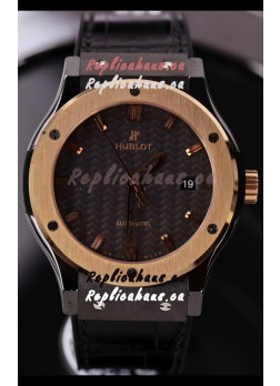 Hublot Classic Fusion Ceramic Casing Rose Gold Bezel Superclone Watch 42MM