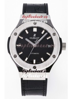 Hublot Super Clone Classic Fusion Titanium 38MM 1:1 Mirror Replica Watch Black Dial