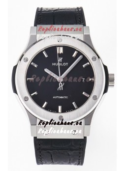 Hublot Super Clone Classic Fusion Titanium 42MM 1:1 Mirror Replica Watch Black Dial