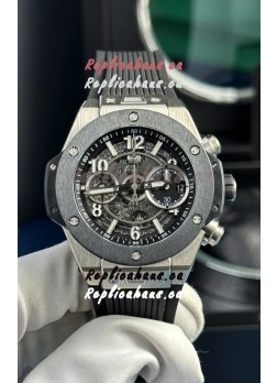 Hublot Super Clone Unico Titanium Watch in Ceramic Bezel 42MM 