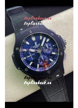 Hublot Super Clone Big Bang Edition Watch in Ceramic Casing Blue Dial 1:1 Mirror Replica