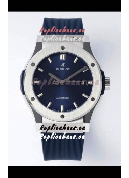 Hublot Classic Fusion Steel Blue Dial 42MM Swiss Replica Watch 1:1 Mirror Quality