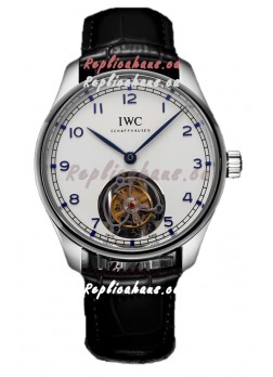 IWC Portugieser IW5458 Hand-Wound Genuine Tourbillon Steel Swiss Replica Watch 
