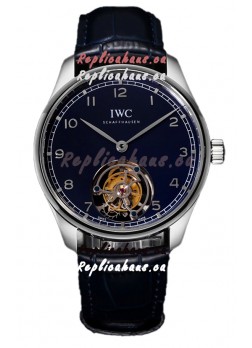 IWC Portugieser IW5458 Hand-Wound Genuine Tourbillon Steel Swiss Replica Watch 