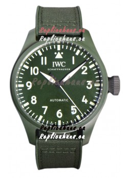 IWC Big Pilot's Top Gun Woodland Edition 43MM Ceramic Casing Swiss Replica Watch 