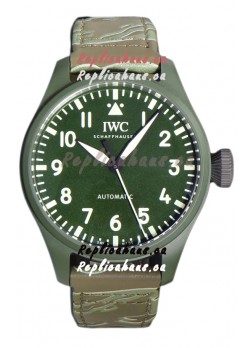 IWC Big Pilot's Top Gun Woodland Edition 43MM Ceramic Casing Swiss Replica Watch 