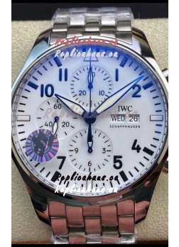 IWC Pilot Chronograph Edition White Dial in 904L Steel Casing 1:1 Mirror Replica Watch