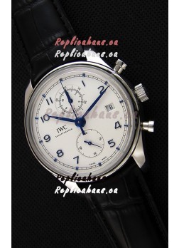 IWC Portugieser Chronograph Classic IW390302 White Dial Swiss Replica Watch