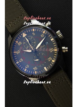 IWC Pilot's Watch Chronograph Top Gun Miramar IW389002 Ceramic Anthracite Dial 1:1 Mirror Replica 