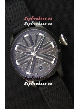 IWC Pilot Top Gun Concept Edition Replica Watch in PVD Coated Case 45.5MM