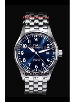 IWC MARK XVIII Le Petit Prince Edition in 904L Steel Blue Dial 40MM - 1:1 Mirror Replica