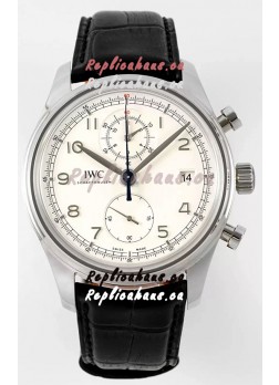IWC Portugieser Chronograph Classic IW390403 White Dial Swiss Replica Watch
