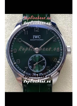 IWC Portugieser Super Clone Automatic 41 IW358310 Green Dial in Steel Case
