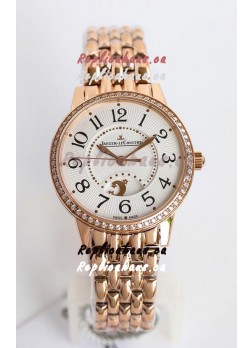 Jaeger-LeCoultre Rendez-Vous Steel Night & Day 1:1 Mirror Rose Gold Watch