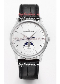 Jaeger LeCoultre Master Ultra Thin Moon 904L Steel 1:1 Mirror Replica Watch