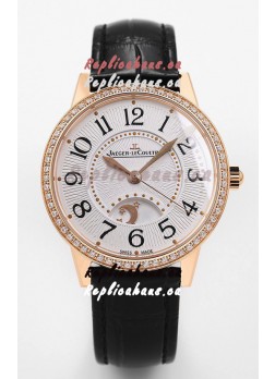 Jaeger-LeCoultre Rendez-Vous Steel Night & Day Rose Gold 1:1 Mirror Swiss Watch
