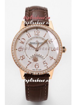 Jaeger-LeCoultre Rendez-Vous Steel Night & Day Rose Gold 1:1 Mirror Swiss Watch