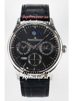 Jaeger LeCoultre Super Clone Master Ultra-Thin Perpetual Calendar Grey Dial Watch