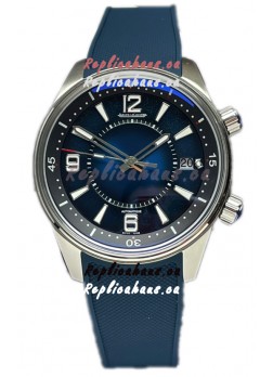 Jaeger LeCoultre Polaris Date Blue Dial Rubber Strap 1:1 Mirror Replica Watch 42MM