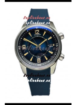 Jaeger LeCoultre Polaris Date Blue Dial Rubber Strap 1:1 Mirror Replica Watch 42MM