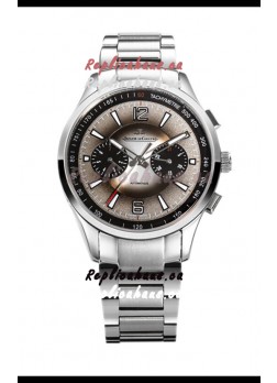 Jaeger LeCoultre Polaris Chronograph Stainless Steel Casing Grey Dial Swiss Replica Watch 