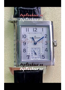 Jaeger-LeCoultre Reverso DuoFace Stainless Steel Casing Watch in Swiss Automatic Movement