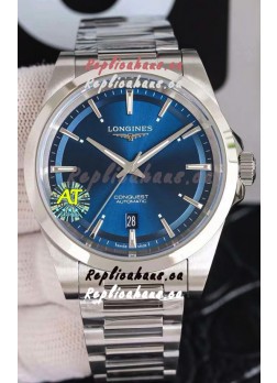 Longines Conquest Automatic Blue Dial Automatic Watch in Steel Casing