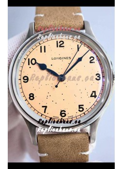 Longines Heritage Military Stainless Steel Watch in Swiss Automatic Movement 
