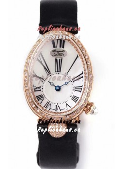 Breguet Reine De Naples Ladies Rose Gold Swiss 1:1 Edition Replica Watch 