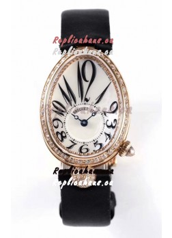 Breguet Reine De Naples Ladies Rose Gold Swiss 1:1 Edition Replica Watch 