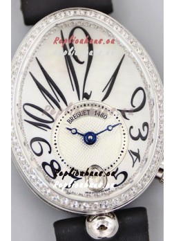 Breguet Reine De Naples Ladies Stainless Steel Swiss 1:1 Edition Replica Watch 