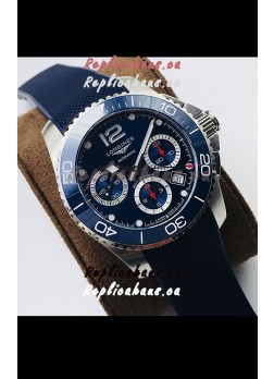 Longines HydroConquest Automatic Chronograph 1:1 Swiss Replica Blue Dial Watch 
