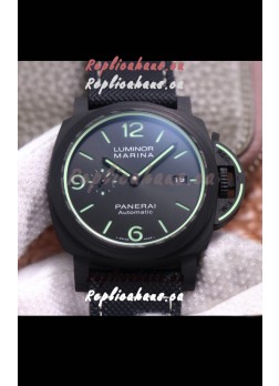 Panerai Luminor Marina PAM1118 Carbotech 1:1 Mirror Swiss Replica Watch 44MM